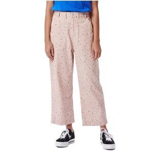 OBEY Studio Pink Floral Organic Cotton Cargo Pants